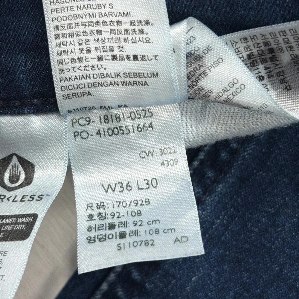 Levi's Jeans 541 Athletic Taper Stretch Medium Wash Blue Mens 36x30